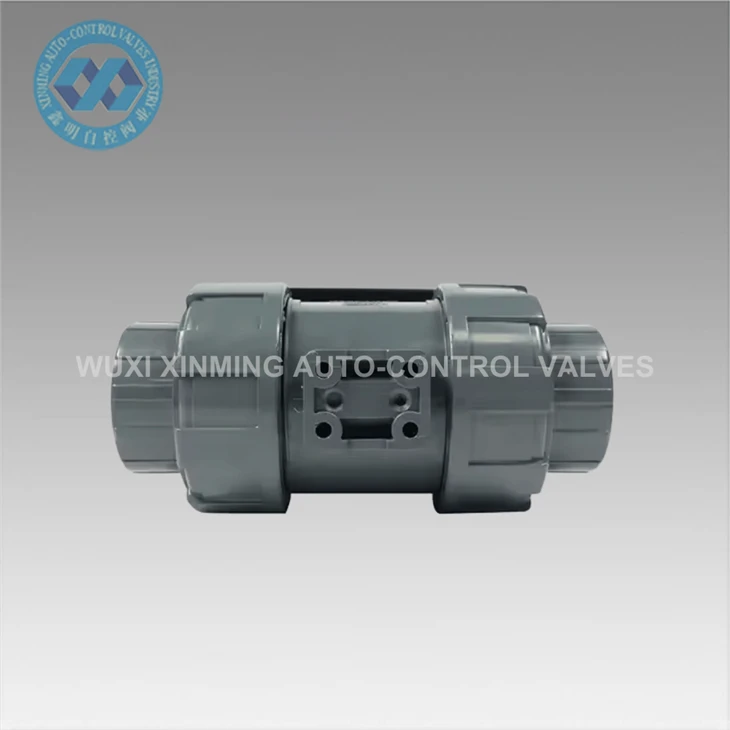 Double Acting Plastic Pneumatic Actuator Ball Valve