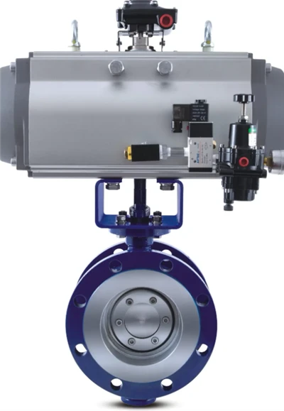 Pneumatic Actuator-Operated Butterfly och kolvventiler