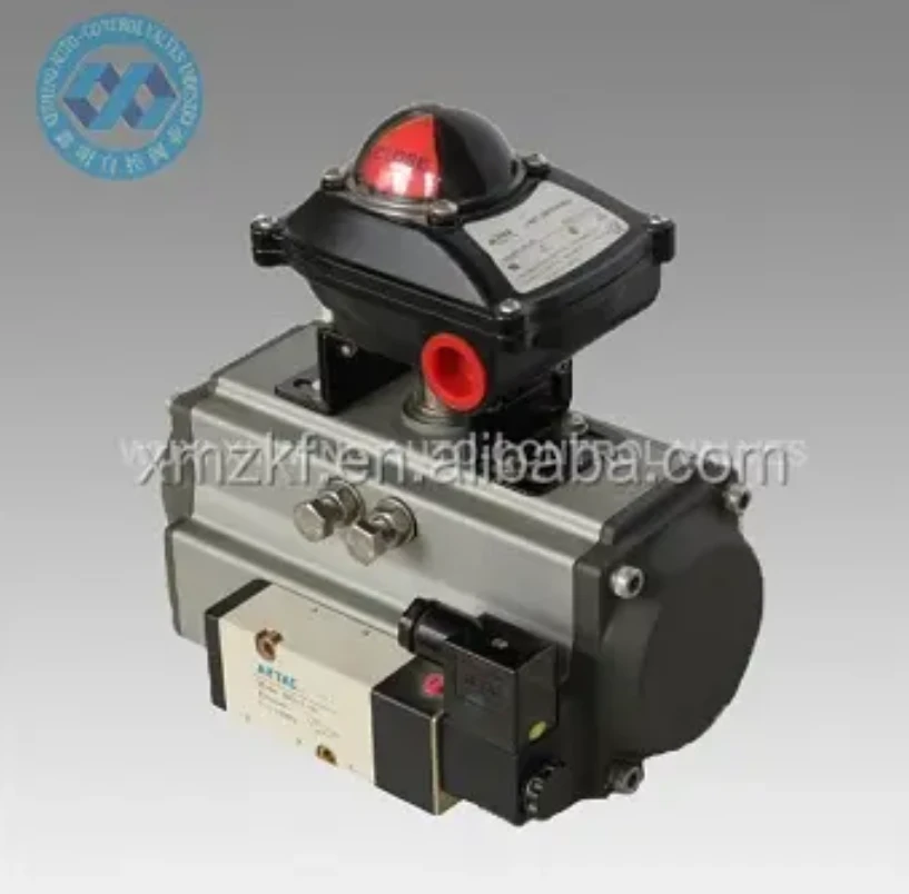 Ventil AirTac Pneumatic Cylinder Actuator with Actuator Position Indicator och Airtac Solenoid Valve